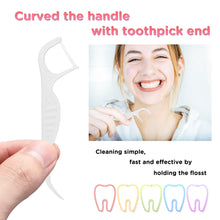 Load image into Gallery viewer, Orthodontic Double Line Floss Pick for Braces
