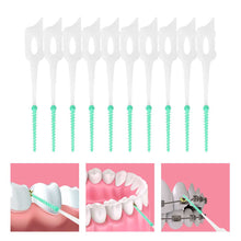 Load image into Gallery viewer, Silicone Dental Pick Interdental Brush Teeth Stick Soft Toothpick
