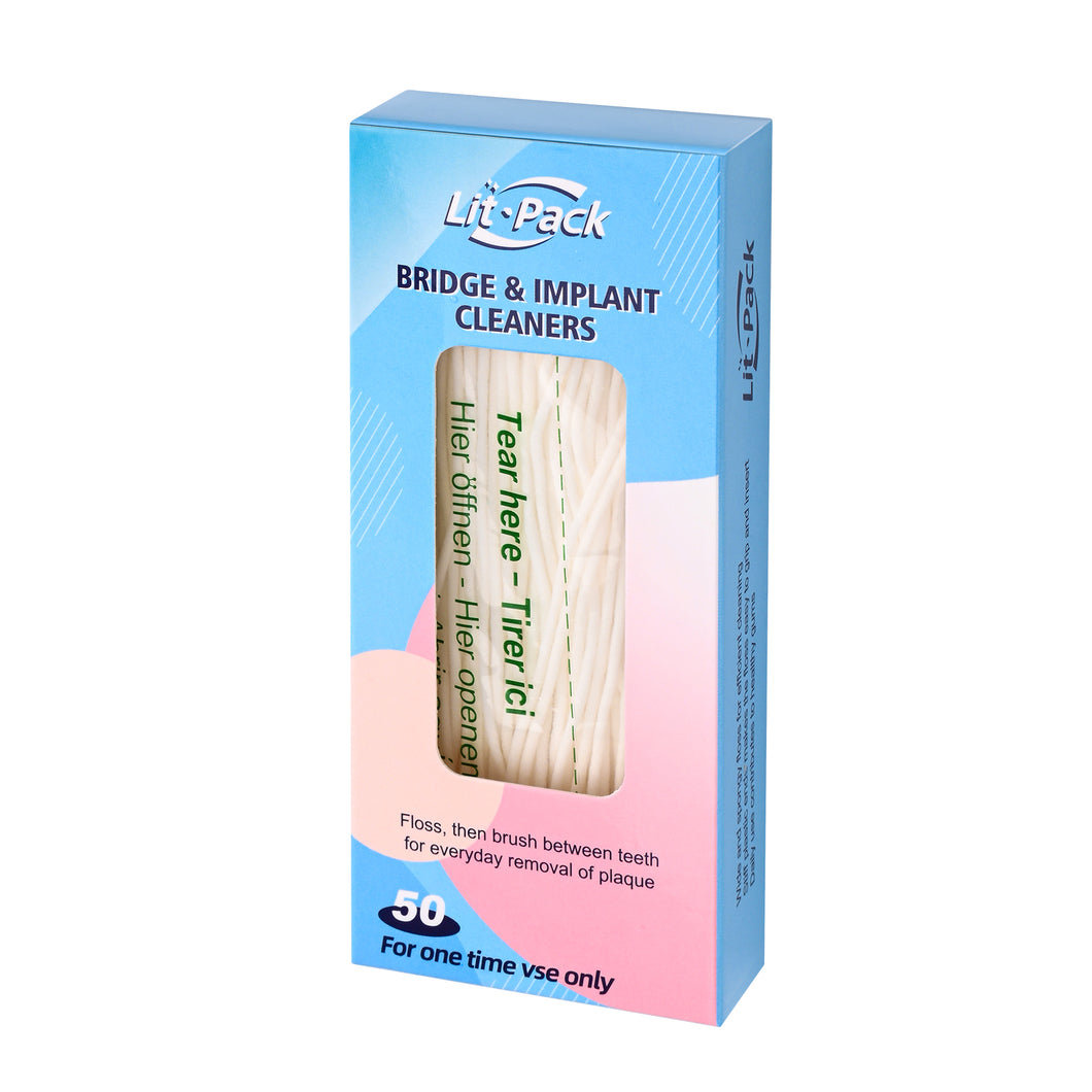 Easy-To-Use Sponge Floss for Bridge Crown Implants