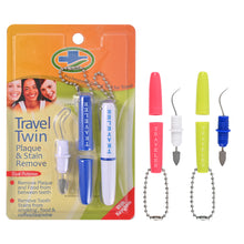 Load image into Gallery viewer, Portable Double Travel Stain Plaque Remover &amp; Dental Pick Kit 2 sets
