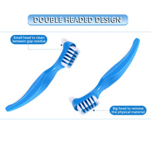 Load image into Gallery viewer, Denture Clean Toothbrush for Denture Care Tool 2 piece
