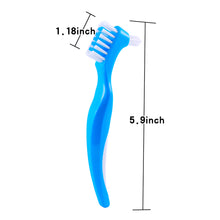 Load image into Gallery viewer, Denture Clean Toothbrush for Denture Care Tool 2 piece
