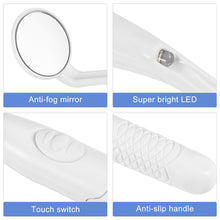 Load image into Gallery viewer, Lit-Pack Inspection LED Mirror Anti-Fog Mouth Mirror

